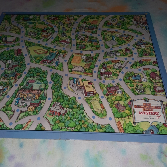 The Babysitters Club Mystery Game Replacement Piece Vintage Board - Picture 3 of 6